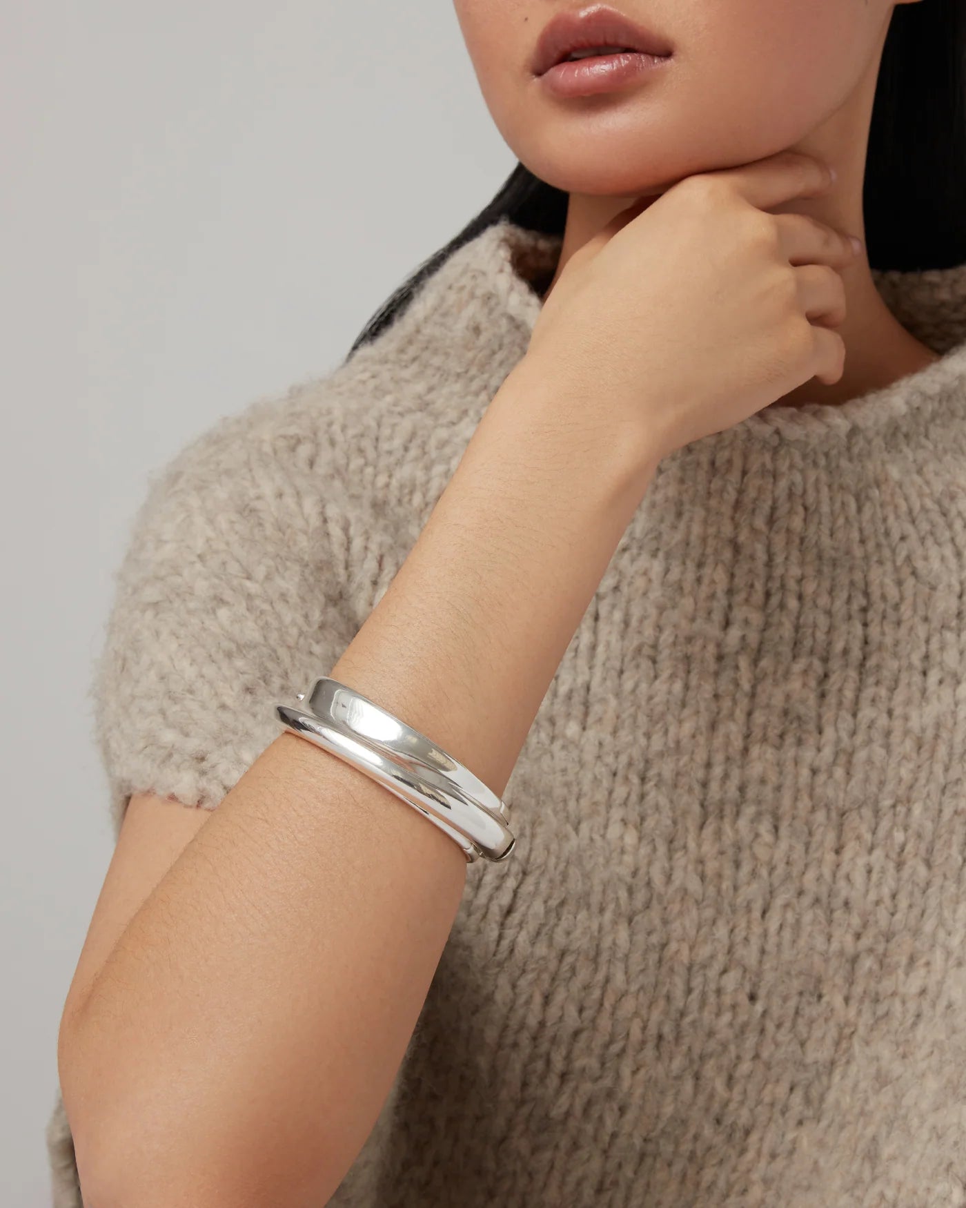 Lennon Bangle - Silver