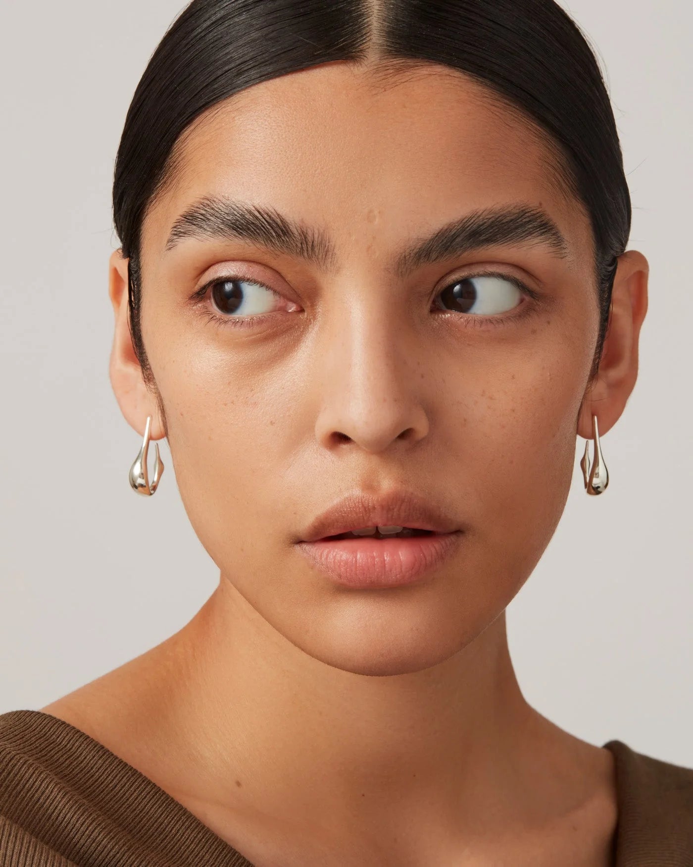 Small Colette Hoops - Silver