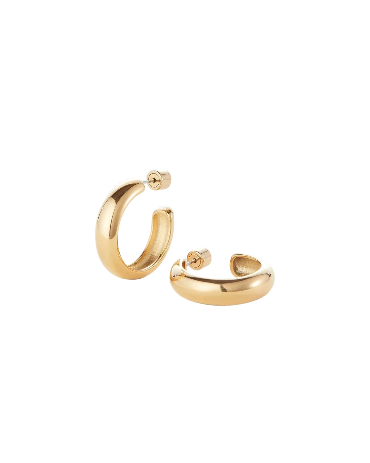Staple Hoop Earrings - Medium