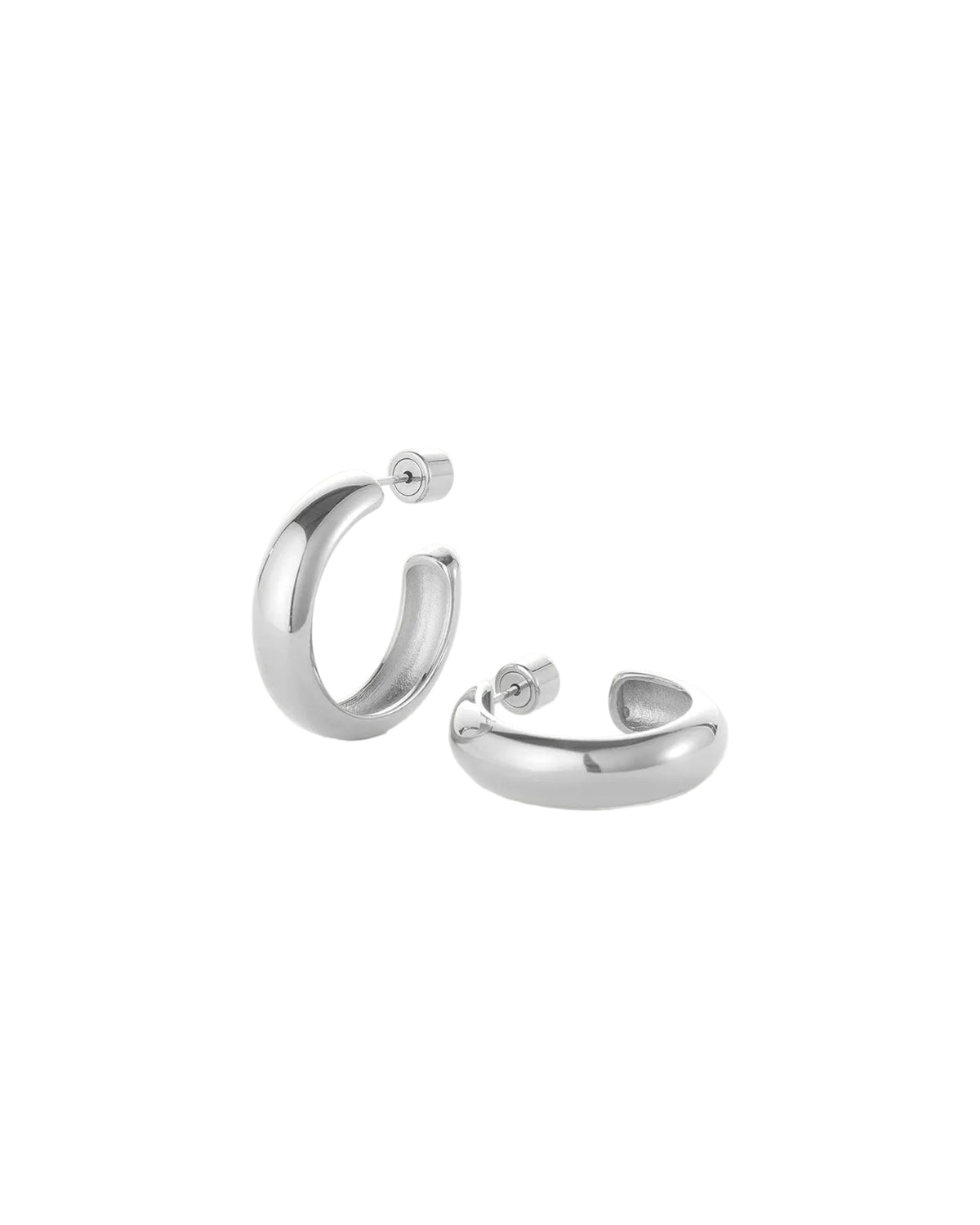 Staple Hoop Earrings - Medium