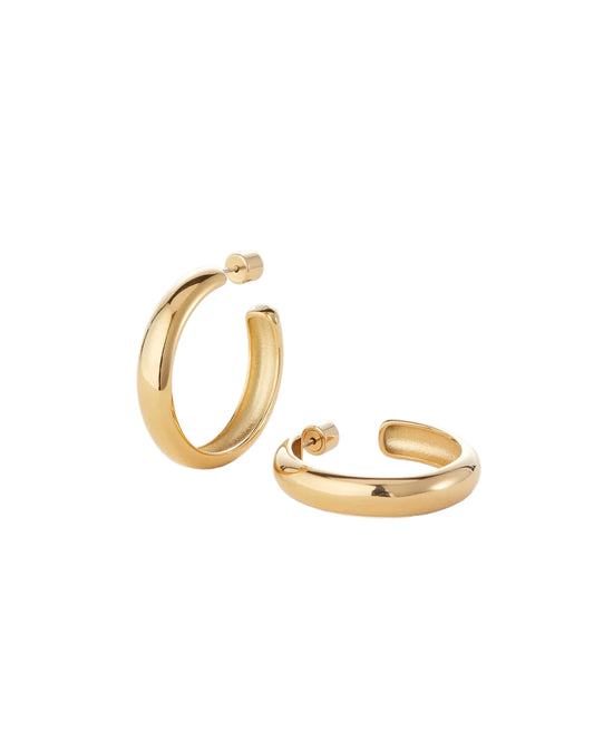 Staple Hoop Earrings - Large