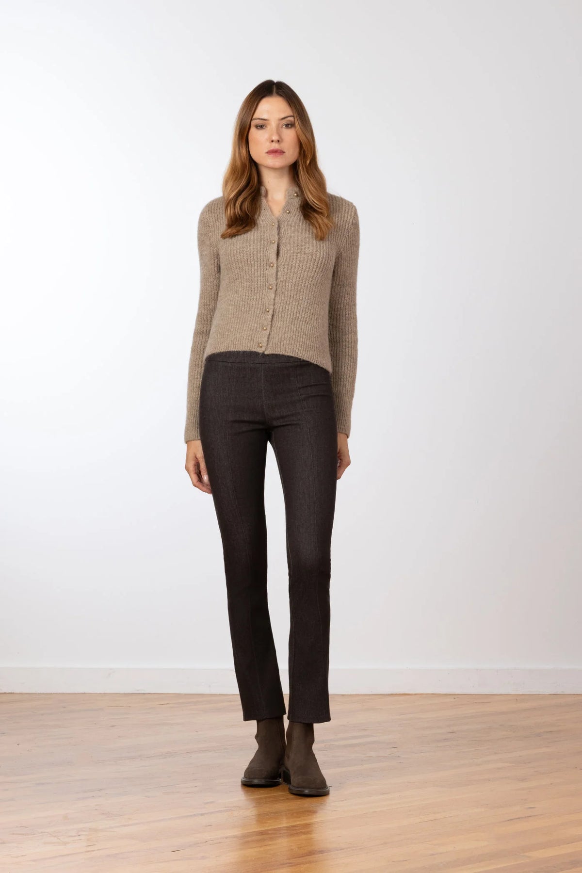 Jetset Pant - Brown Denim