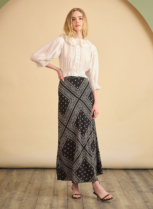 Suki Skirt - Aces Wild Black