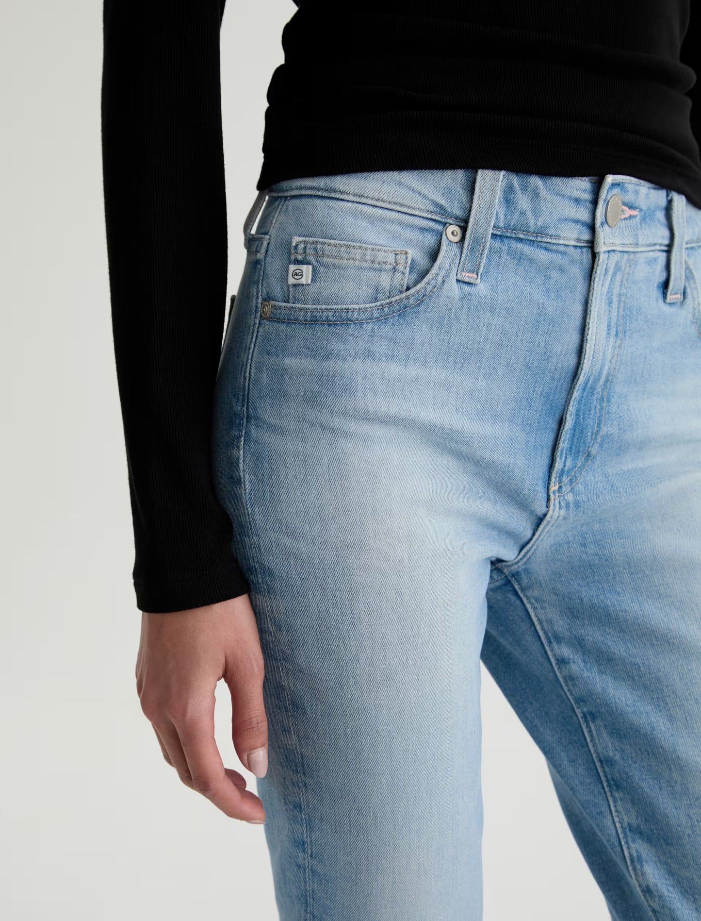 Mari Mid-Rise Slim Straight Crop - Cruiser