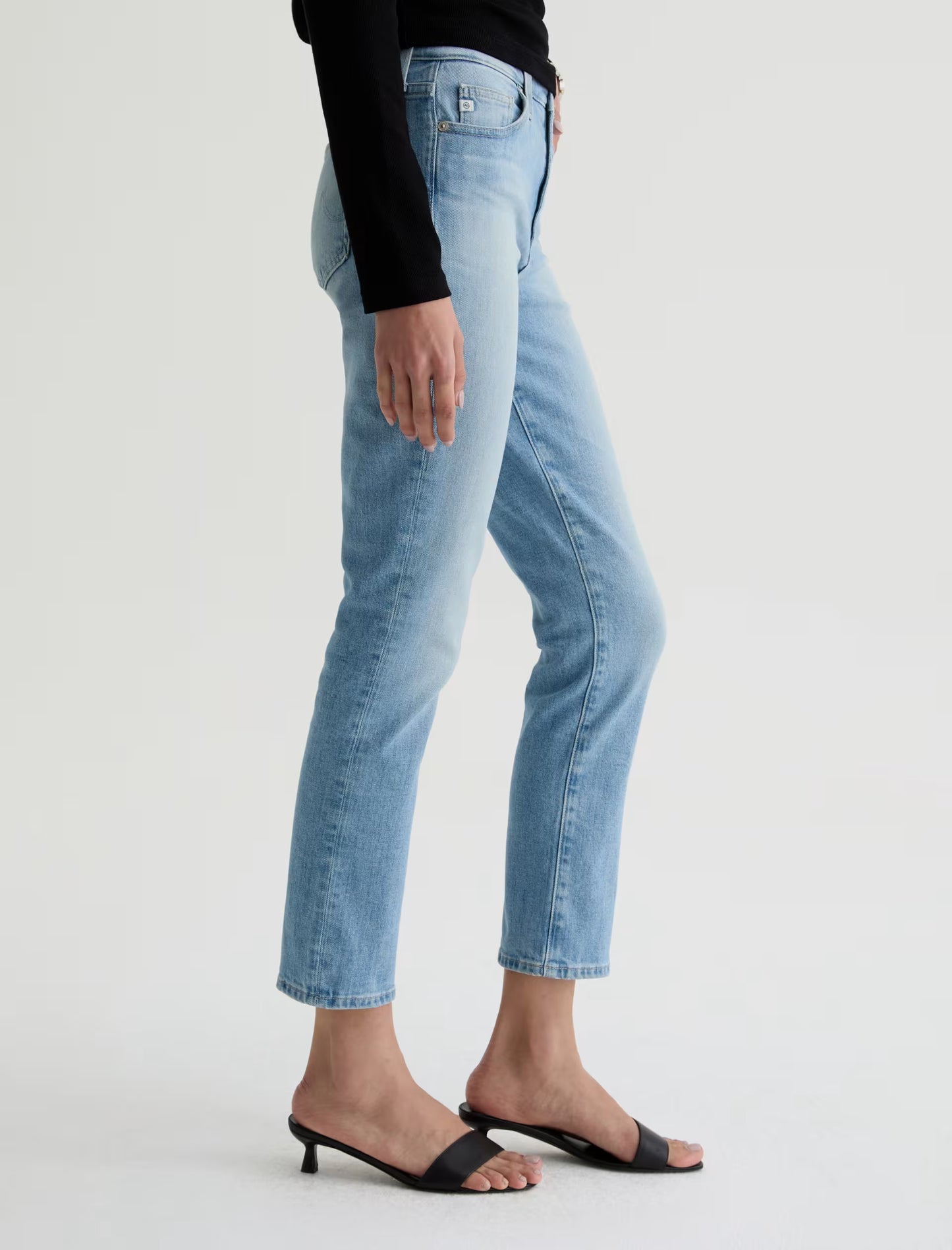 Mari Mid-Rise Slim Straight Crop - Cruiser