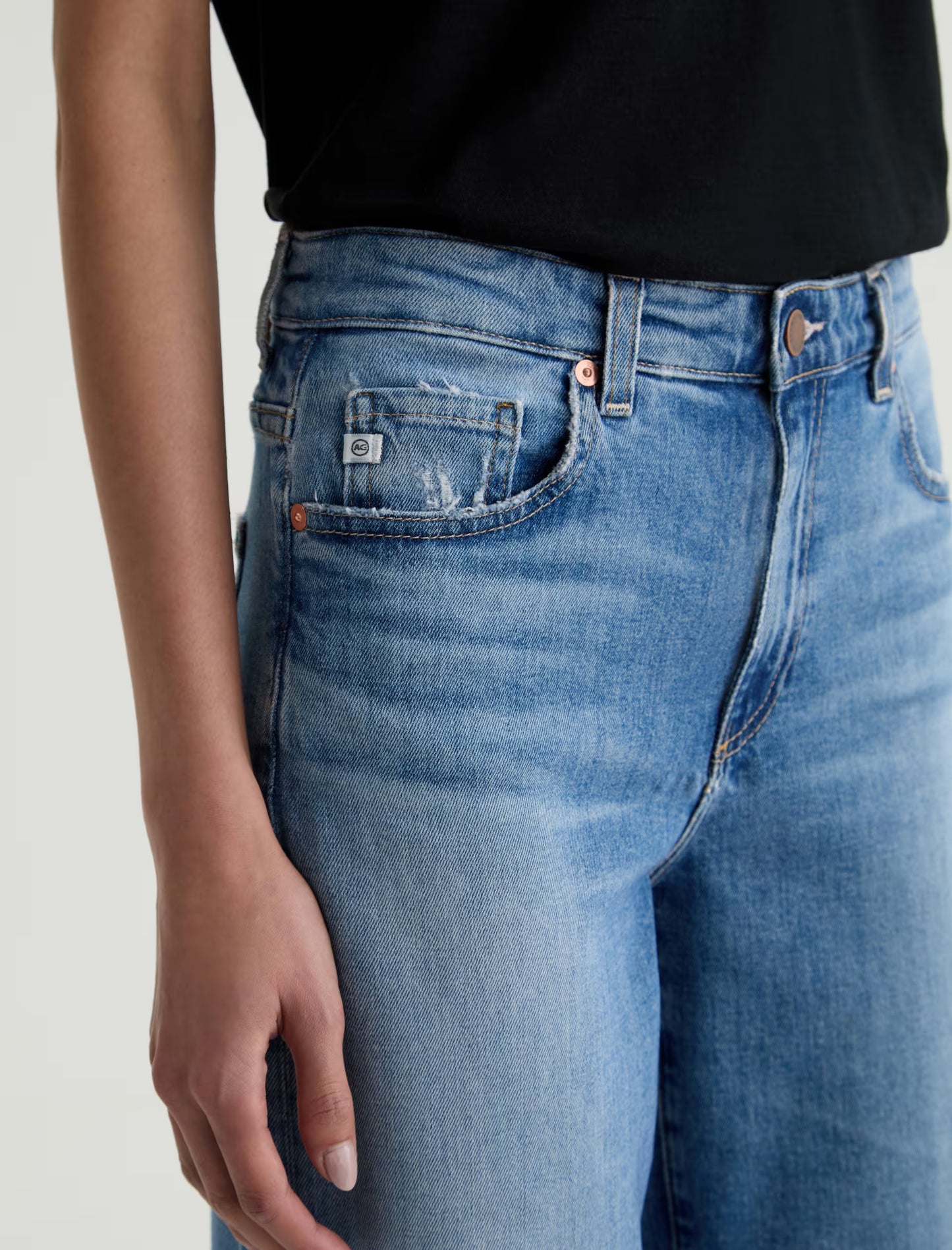 Saige Mid-Rise Wide Leg - American West