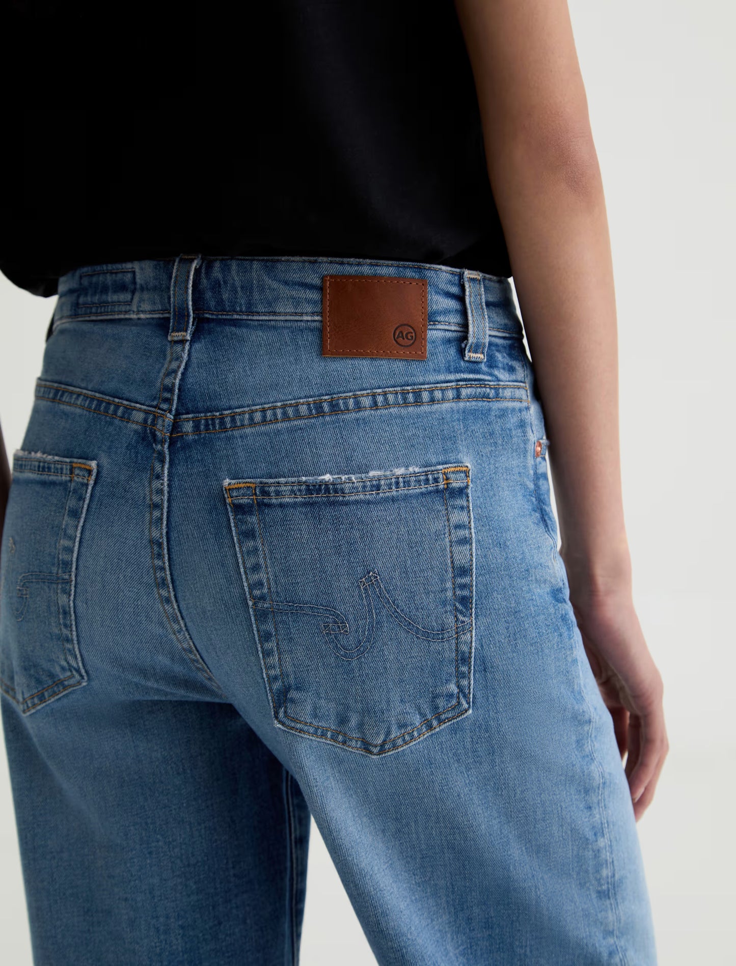 Saige Mid-Rise Wide Leg - American West