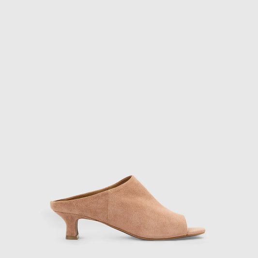 Krava Heel Mule - Clay Suede