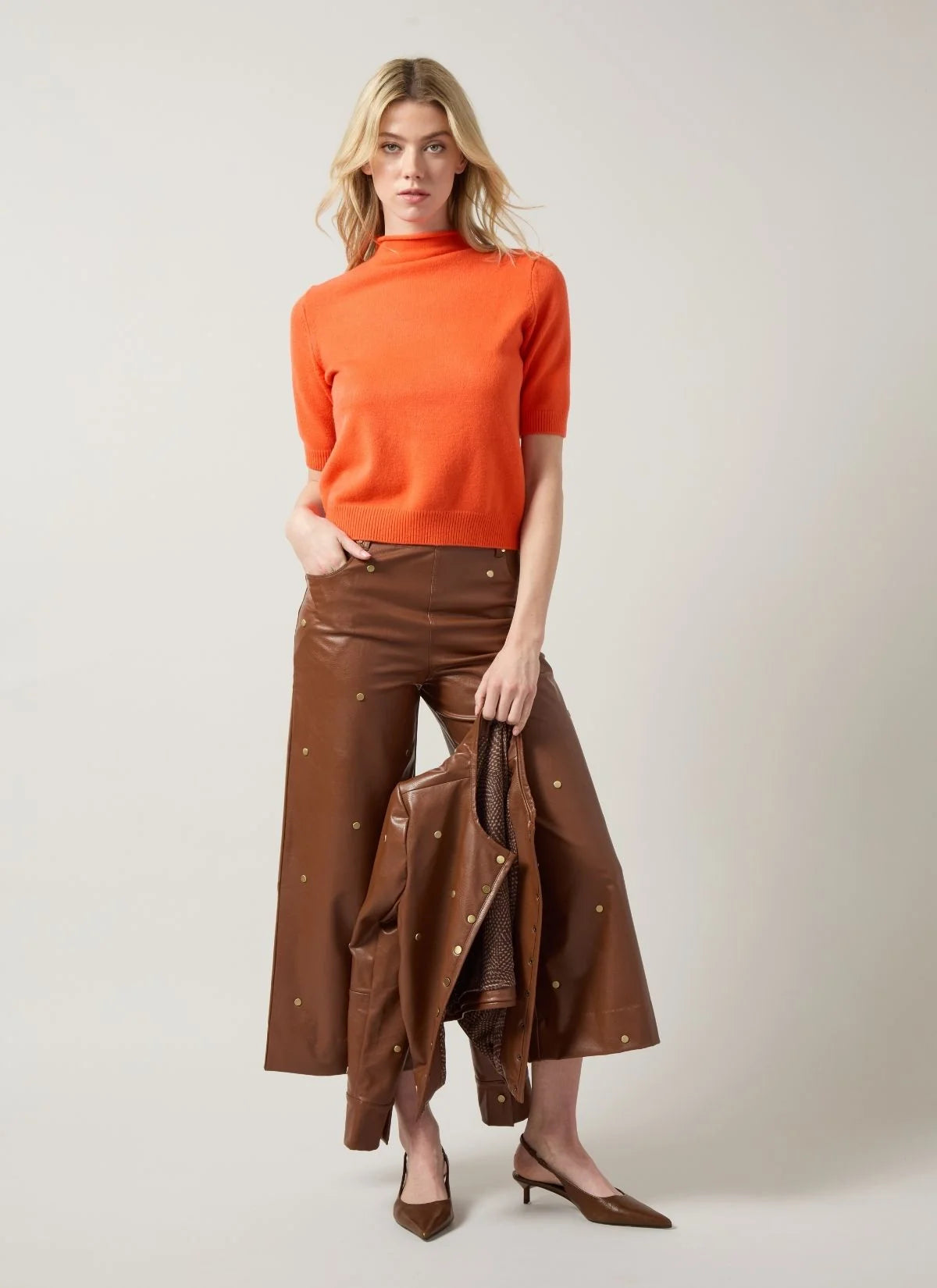 Delphina Sweater - Spiced Flame