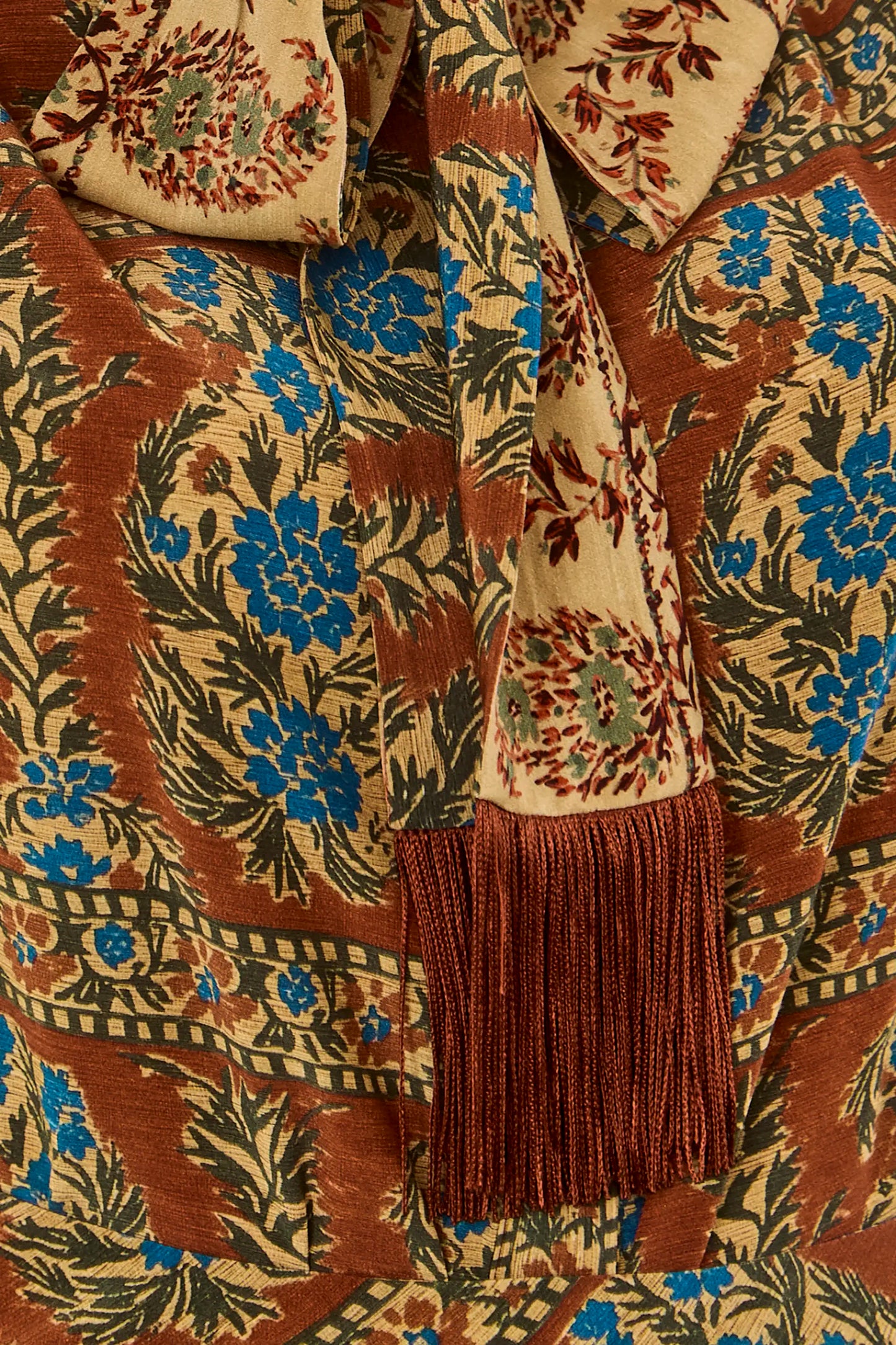 Karis Blouse - Amber Glen Brown