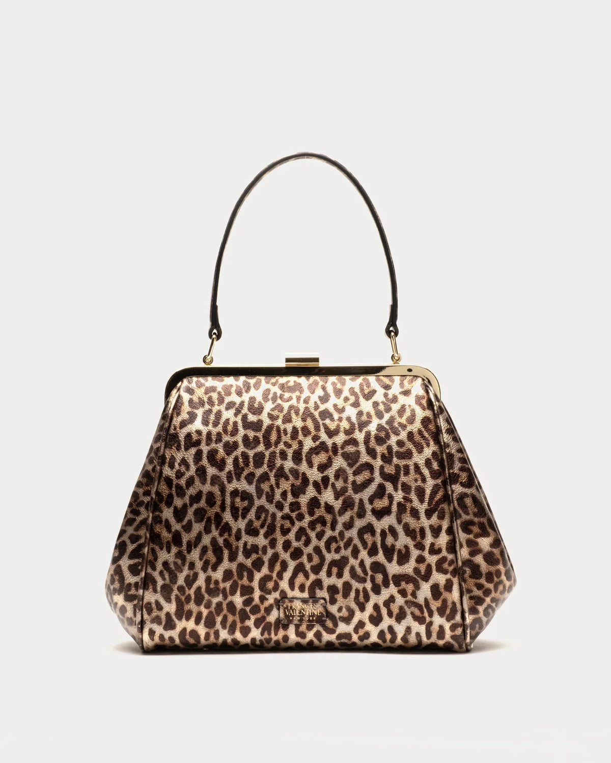 Katherine Frame Bag - Metallic Leopard