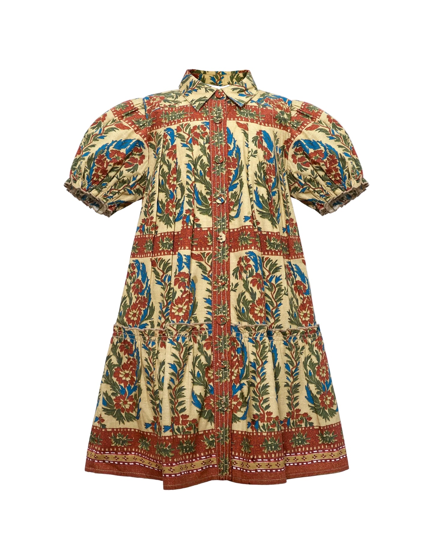 Kids Drifter Mini Dress - Amber Glen Cream