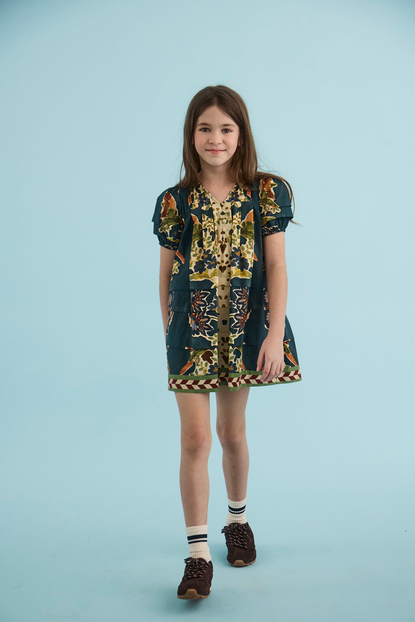 Kids Jenkins Dress - Birds of a Feather Navy