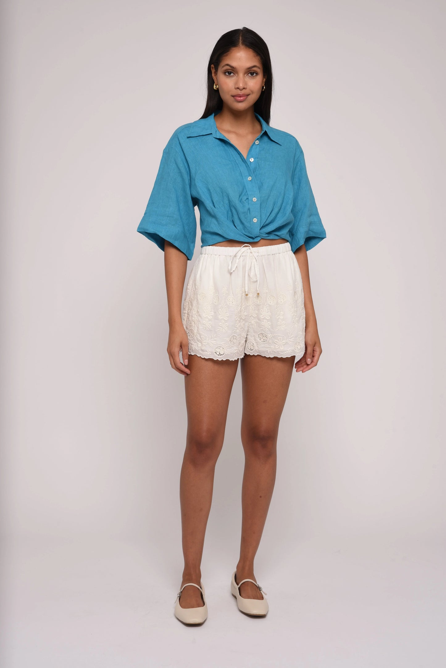 Ankita Top - Maui Blue