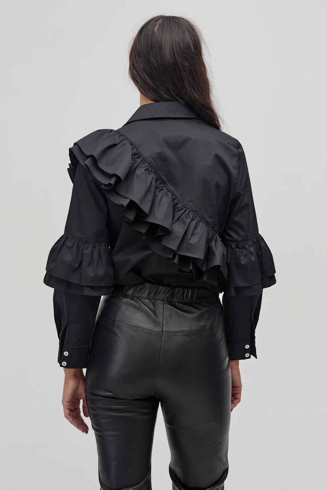 Mambo Poplin Shirt - Black