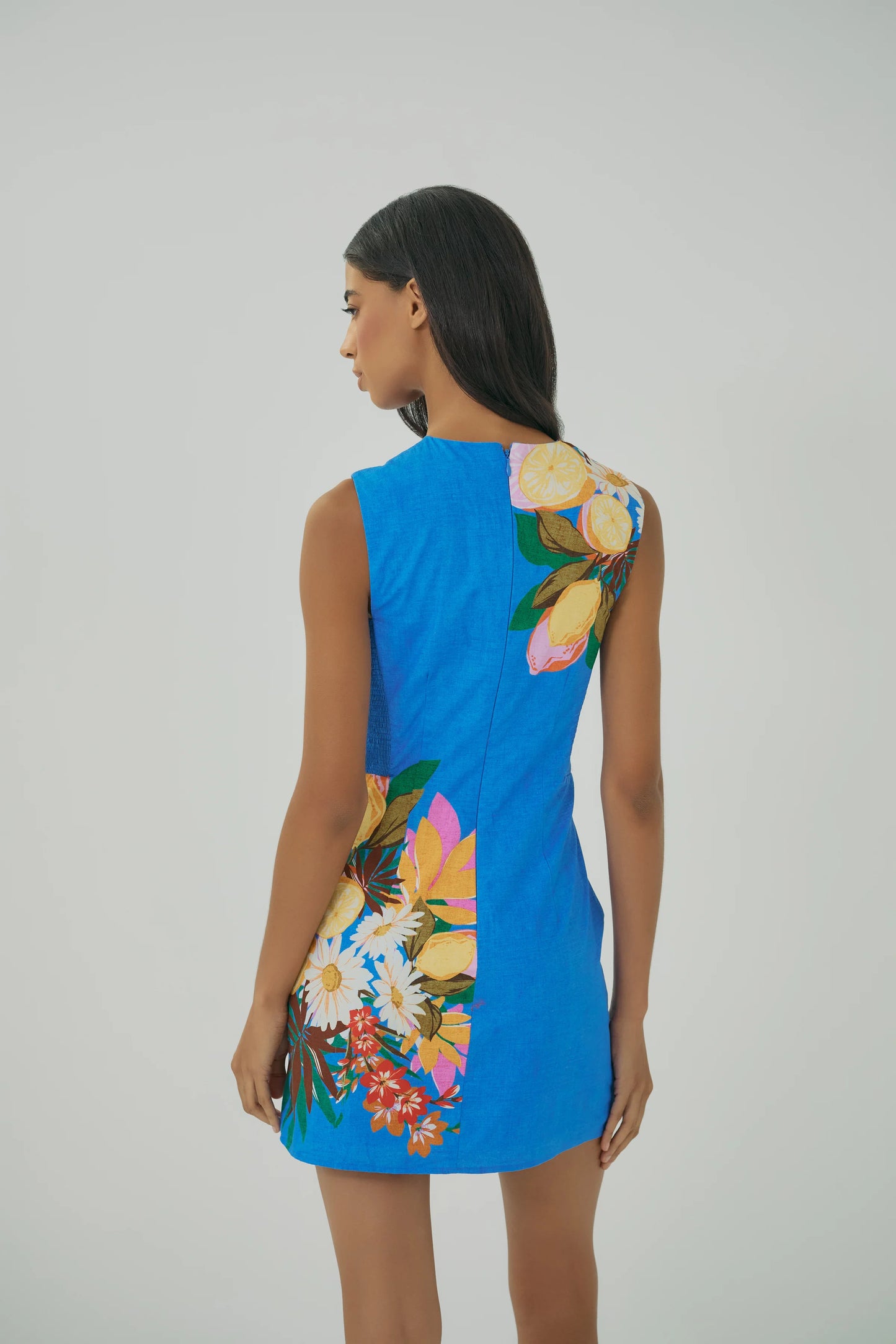 Janesta Dress - Blue/Multi