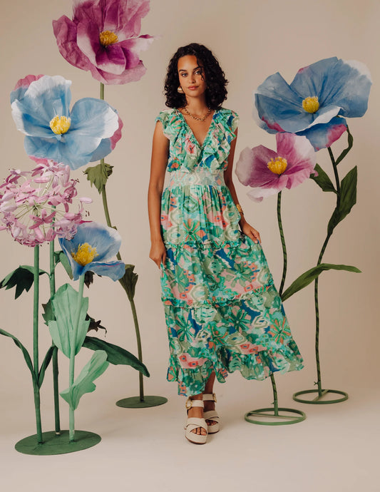 Azalea Dress - Symphonic Ikat Bermuda
