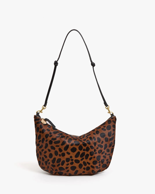 Lune Handbag - Tan Leopard