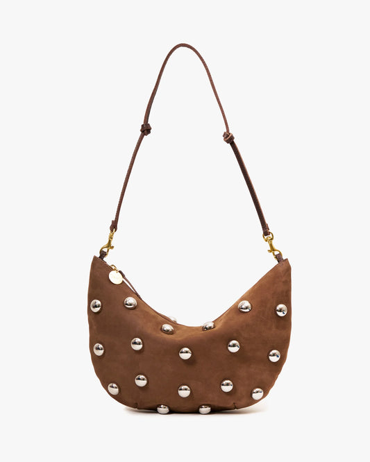 Lune Handbag - Choco Bar w/ Studs