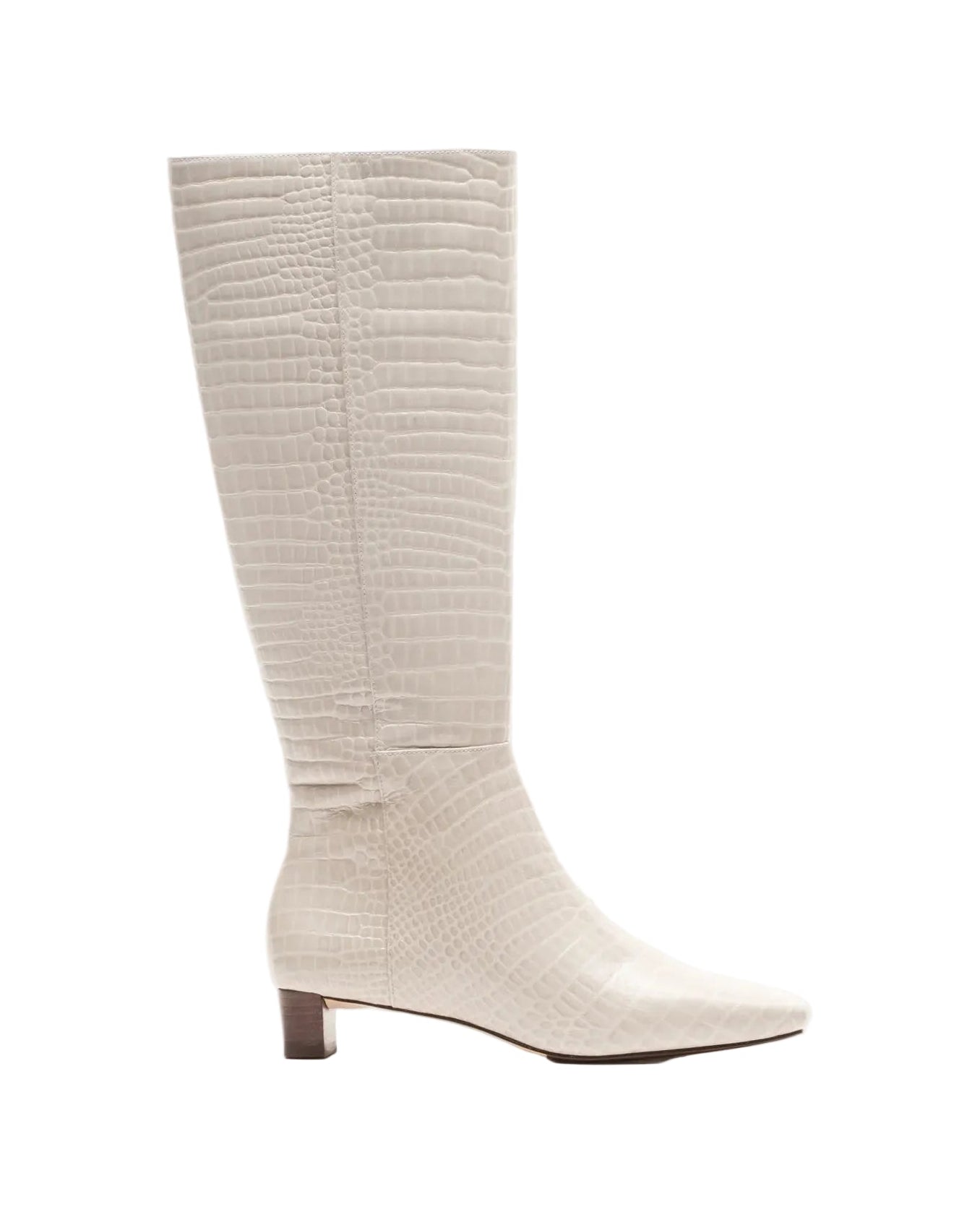 Mackie Leather Boot - Oyster