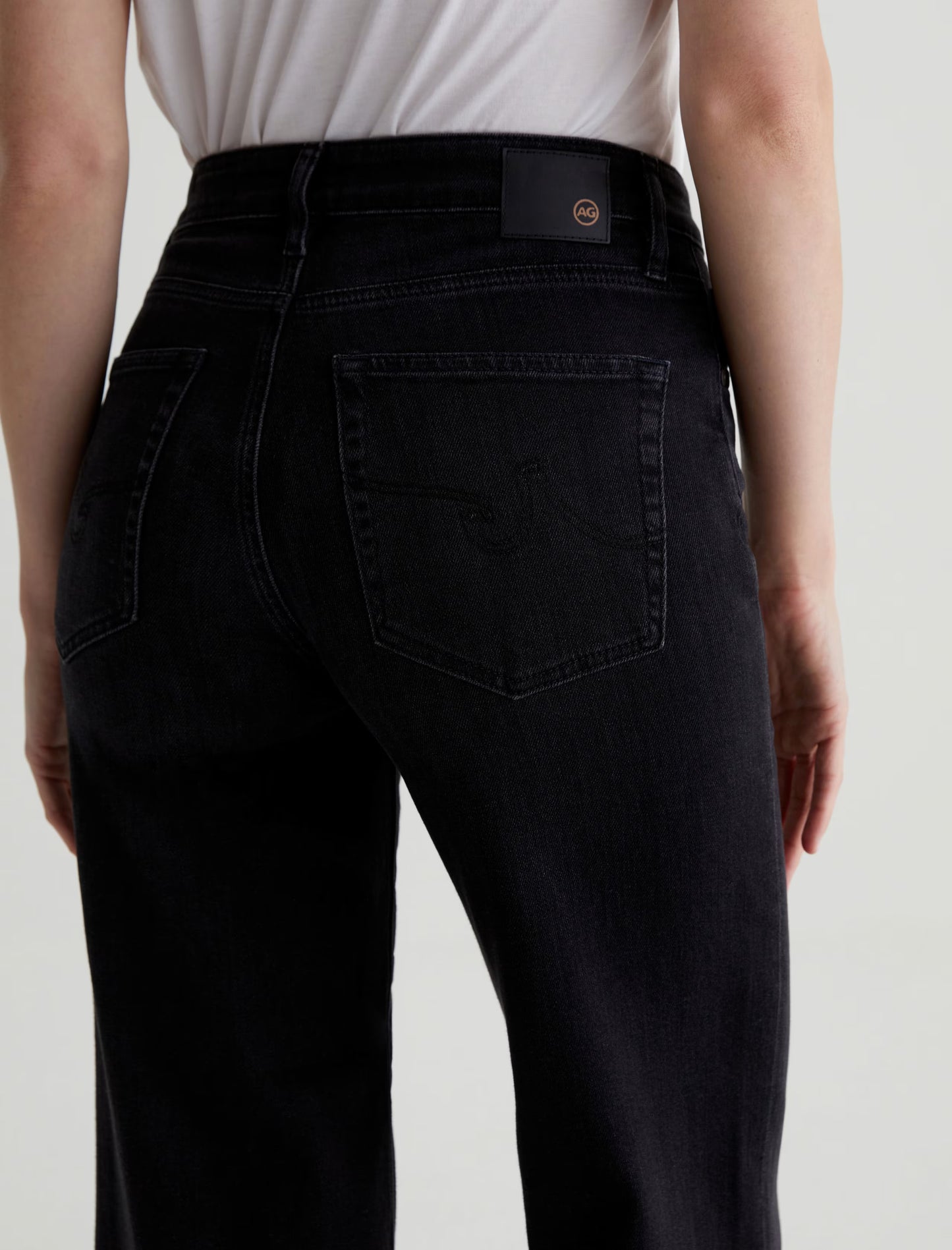 Saige Mid-Rise Wide Leg Crop - Glasgow