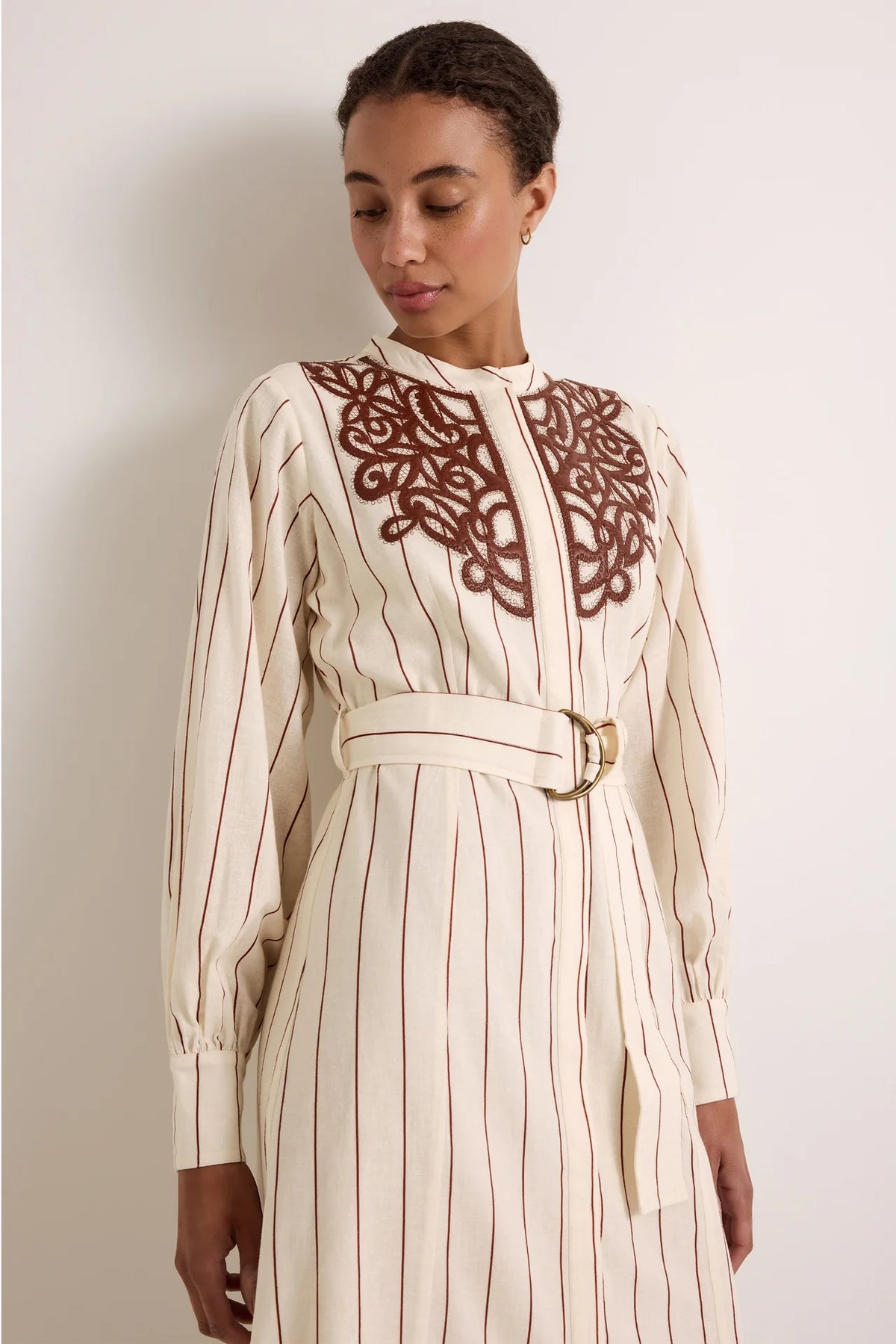 Fletcher Dress - Henna Stripe