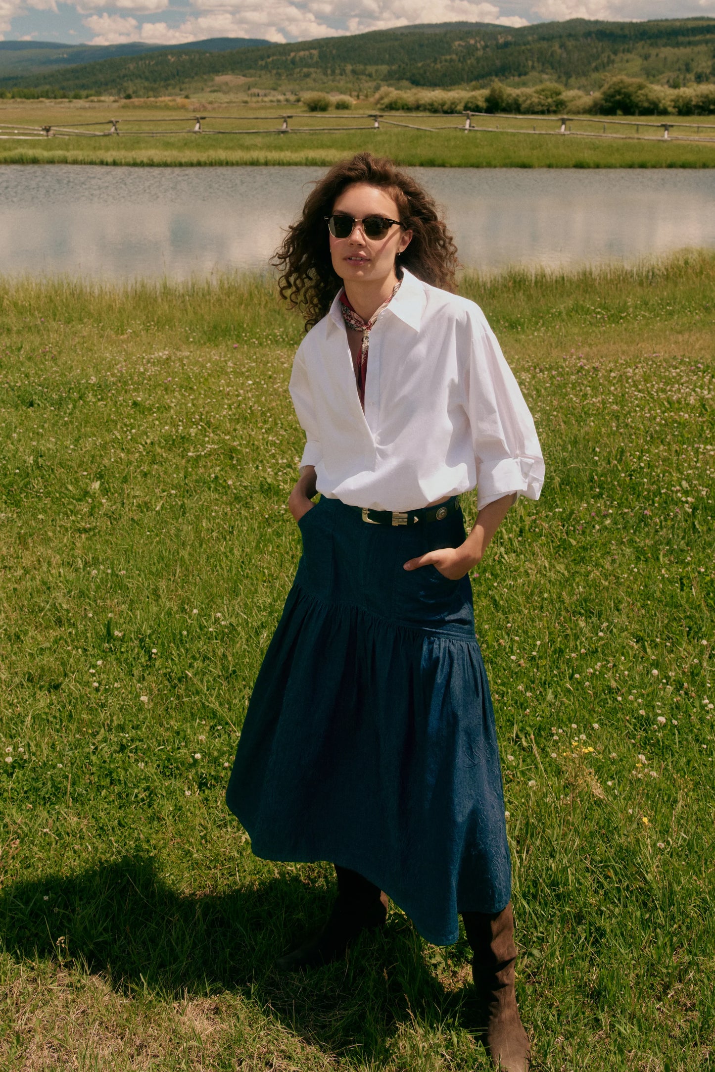 Sophie Skirt - Indigofera