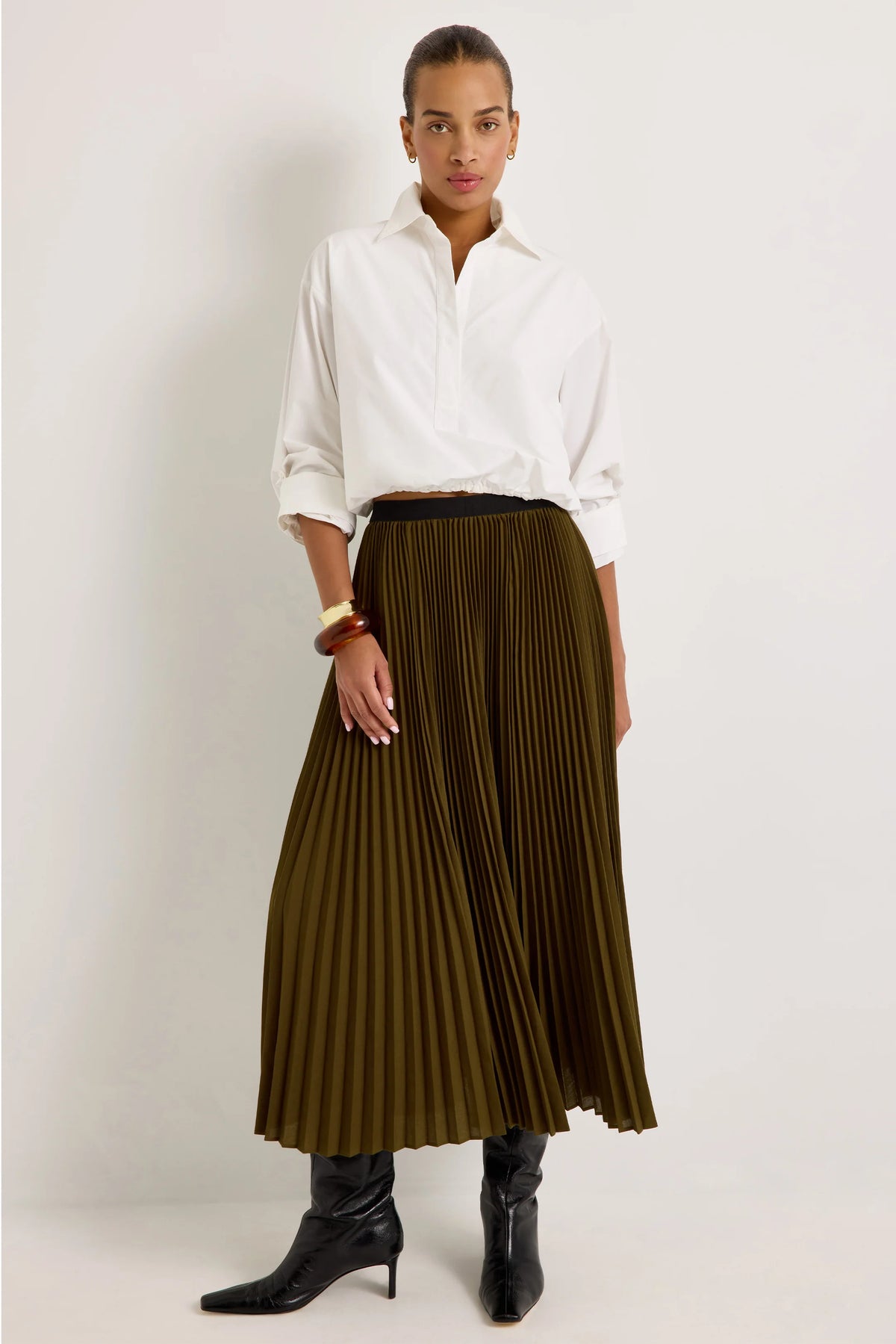 Wesley Skirt - Juniper Green