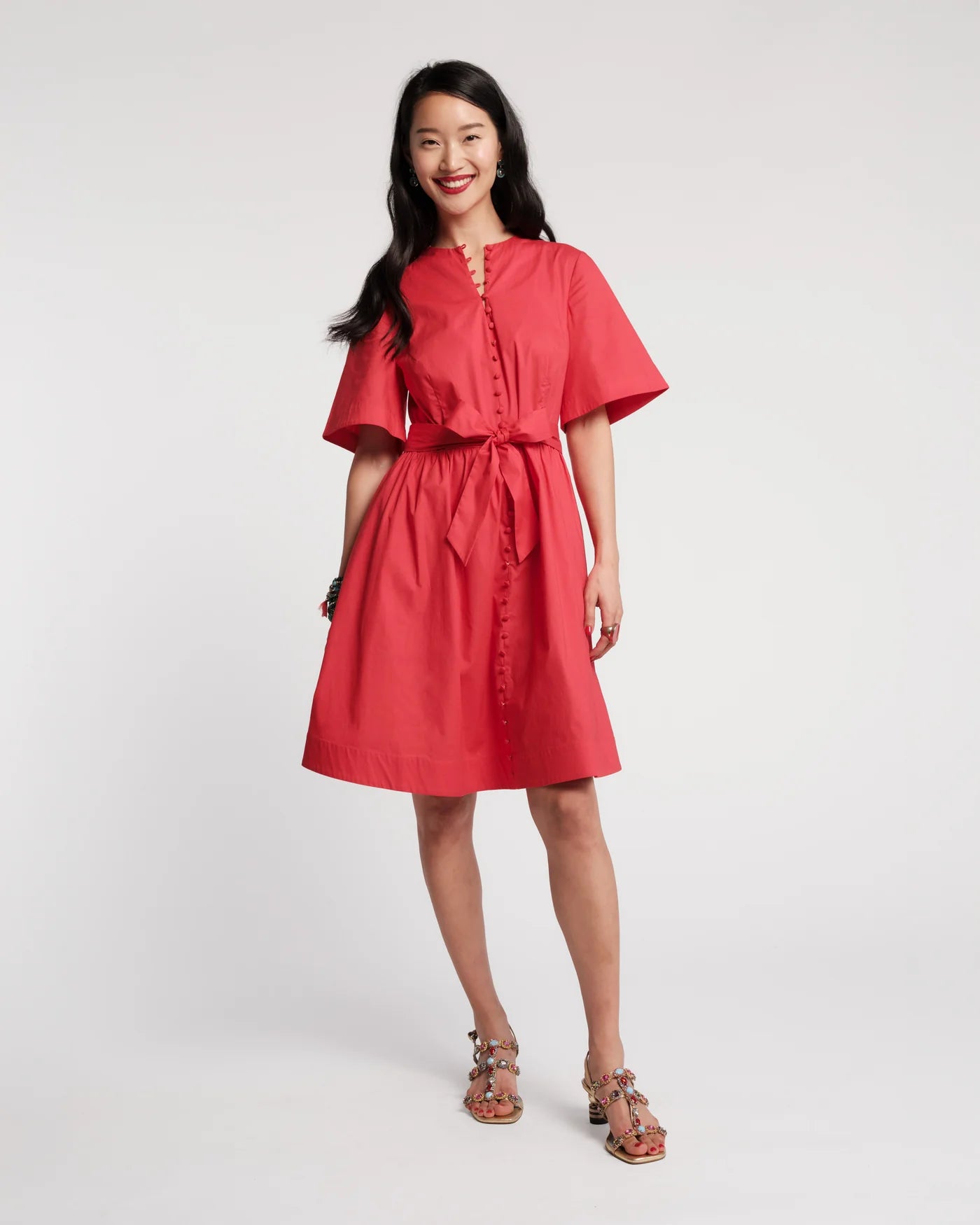 Nancy Dress - Red