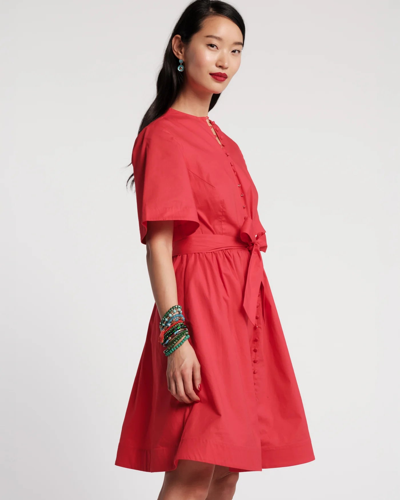 Nancy Dress - Red
