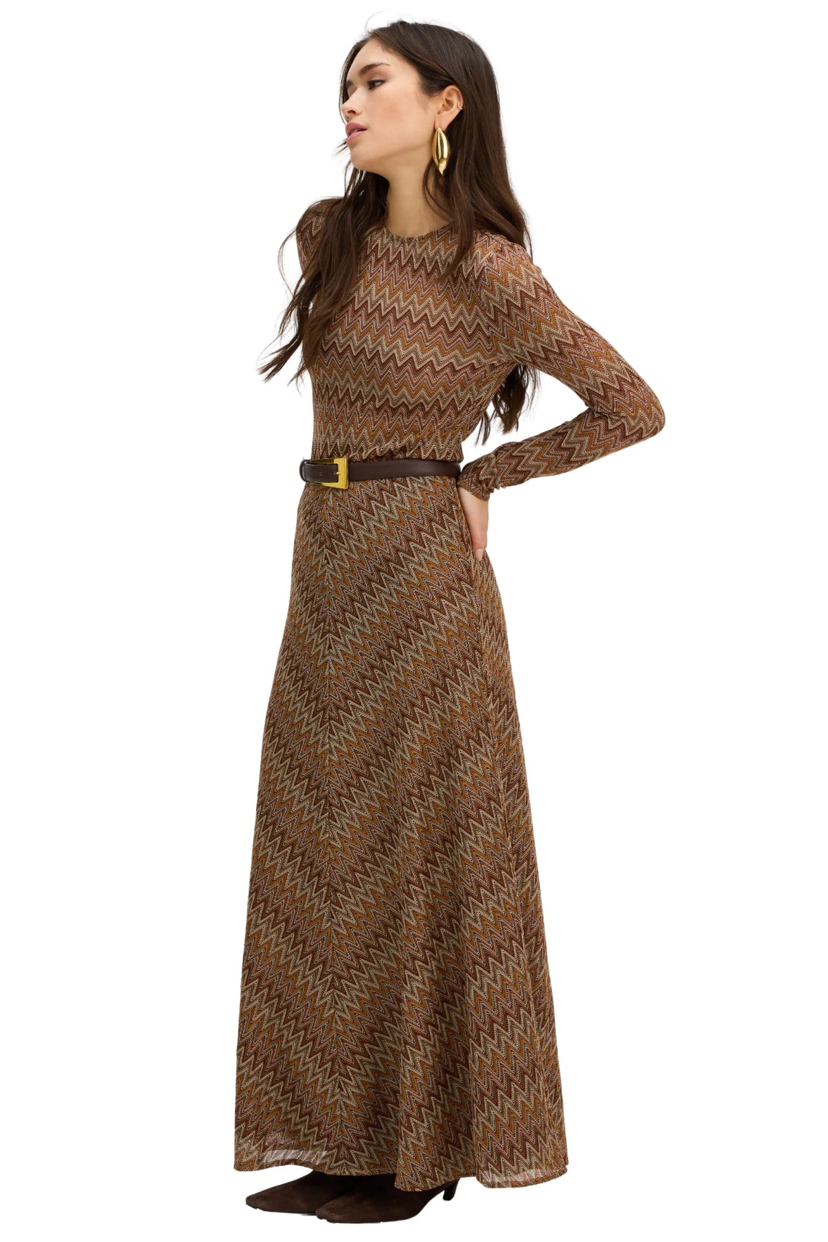 Olive Skirt - Chestnut Multi