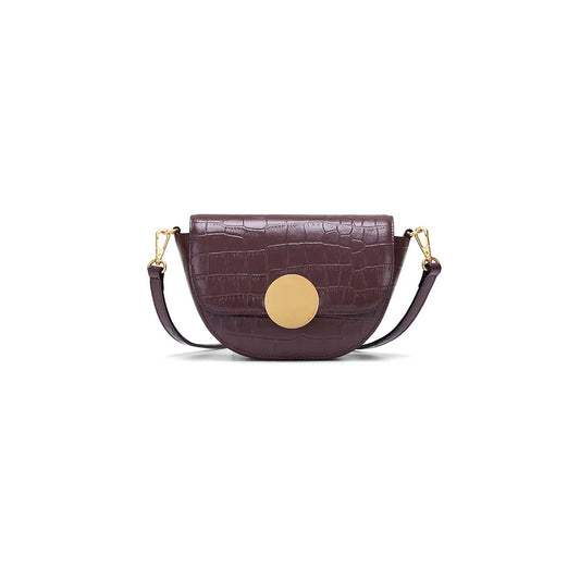 Lottie Croco Crossbody - Brown