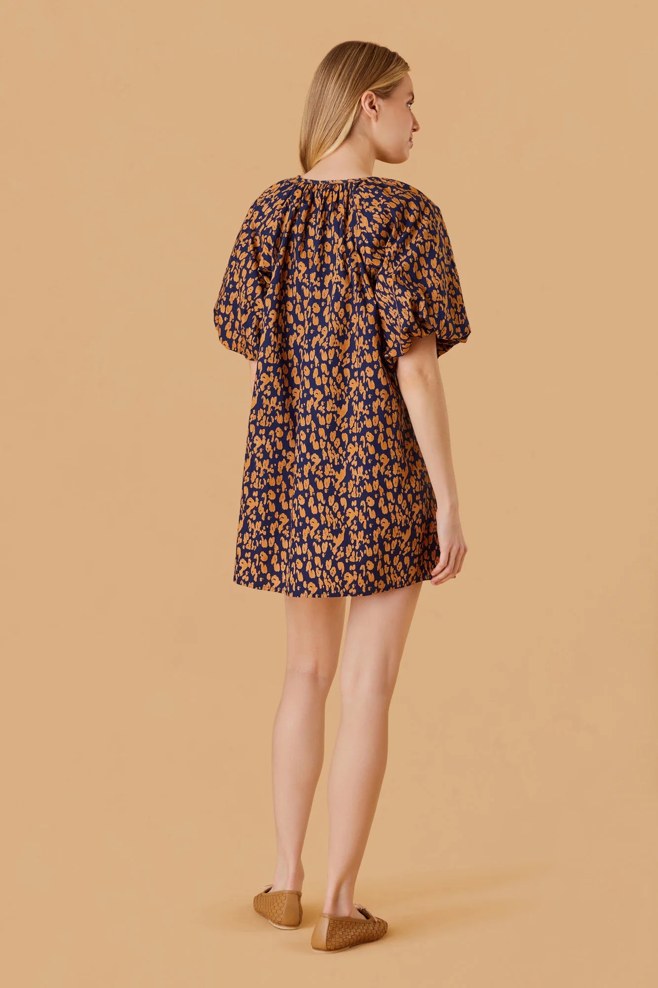 Frannie Dress - Spotted Camel