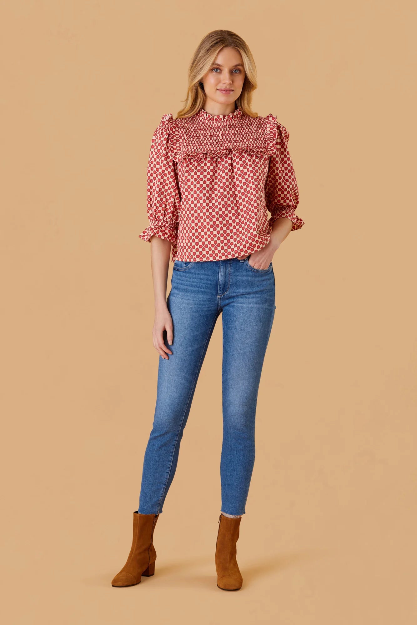 Rollins Top - Harvest Petal