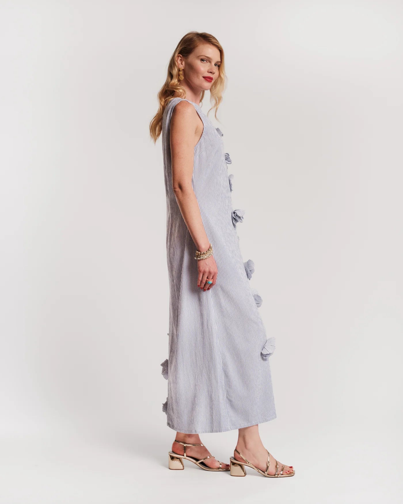 Origami Dress - Seersucker