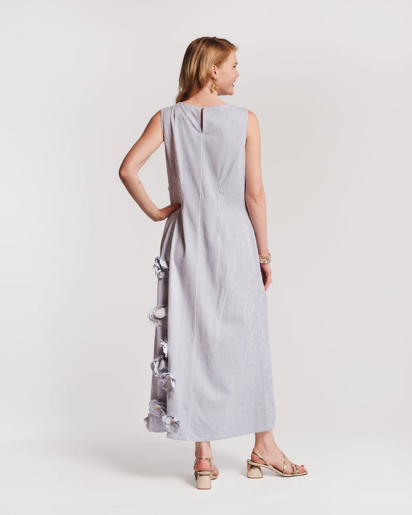 Origami Dress - Seersucker