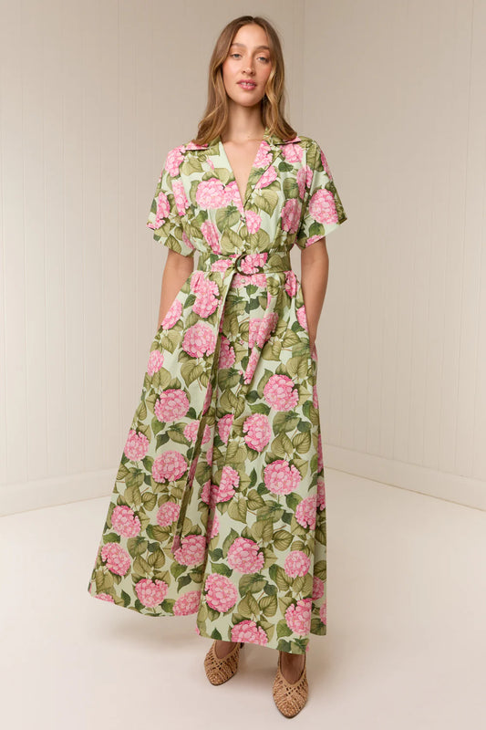 Sylvie Dress - Pink Jardin