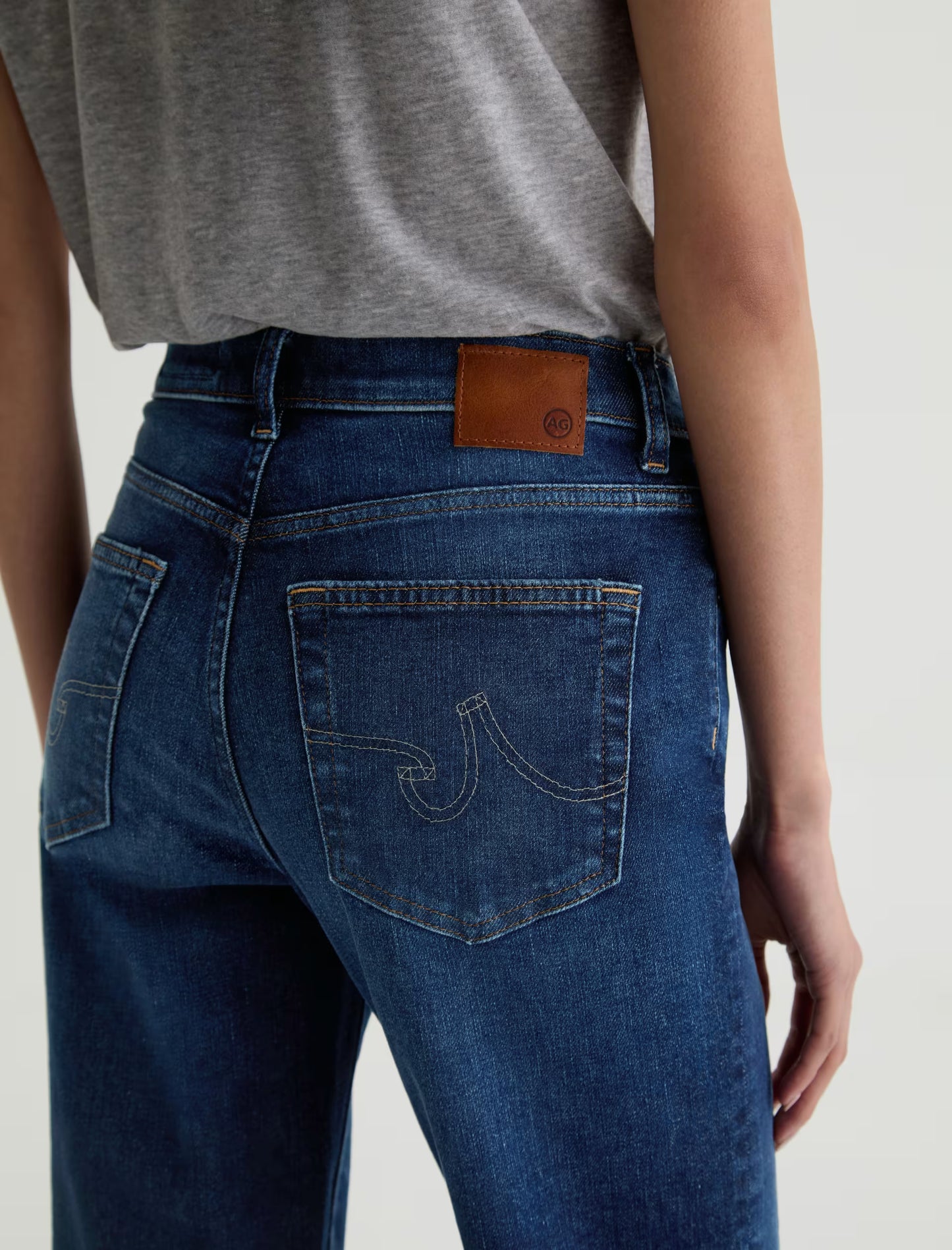 Brinley Mid-Rise Straight Crop - Outspoken