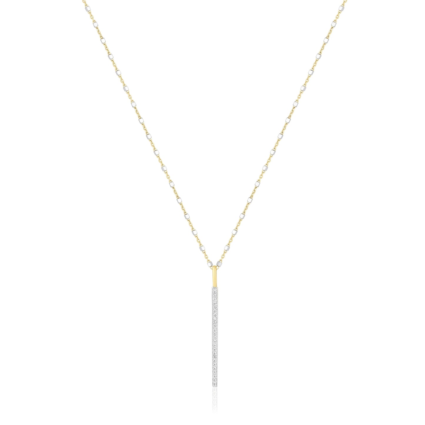 Pave Stick Necklace