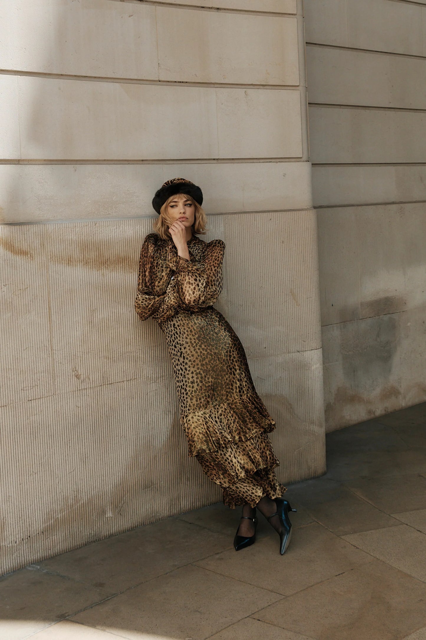 Farrah Maxi Dress - Cheetah