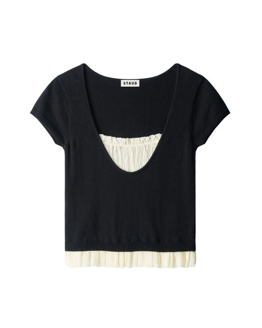 Marin Top - Black/Ivory