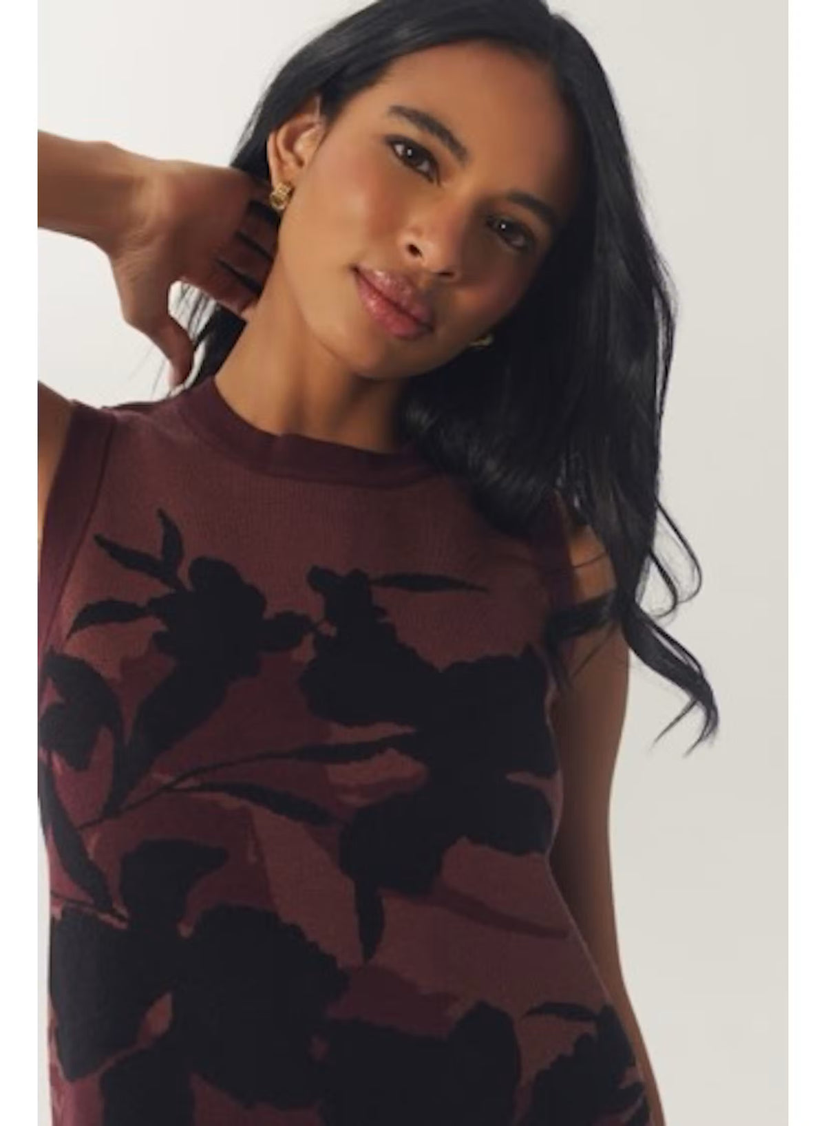 Meritt Dress - Brown/Black