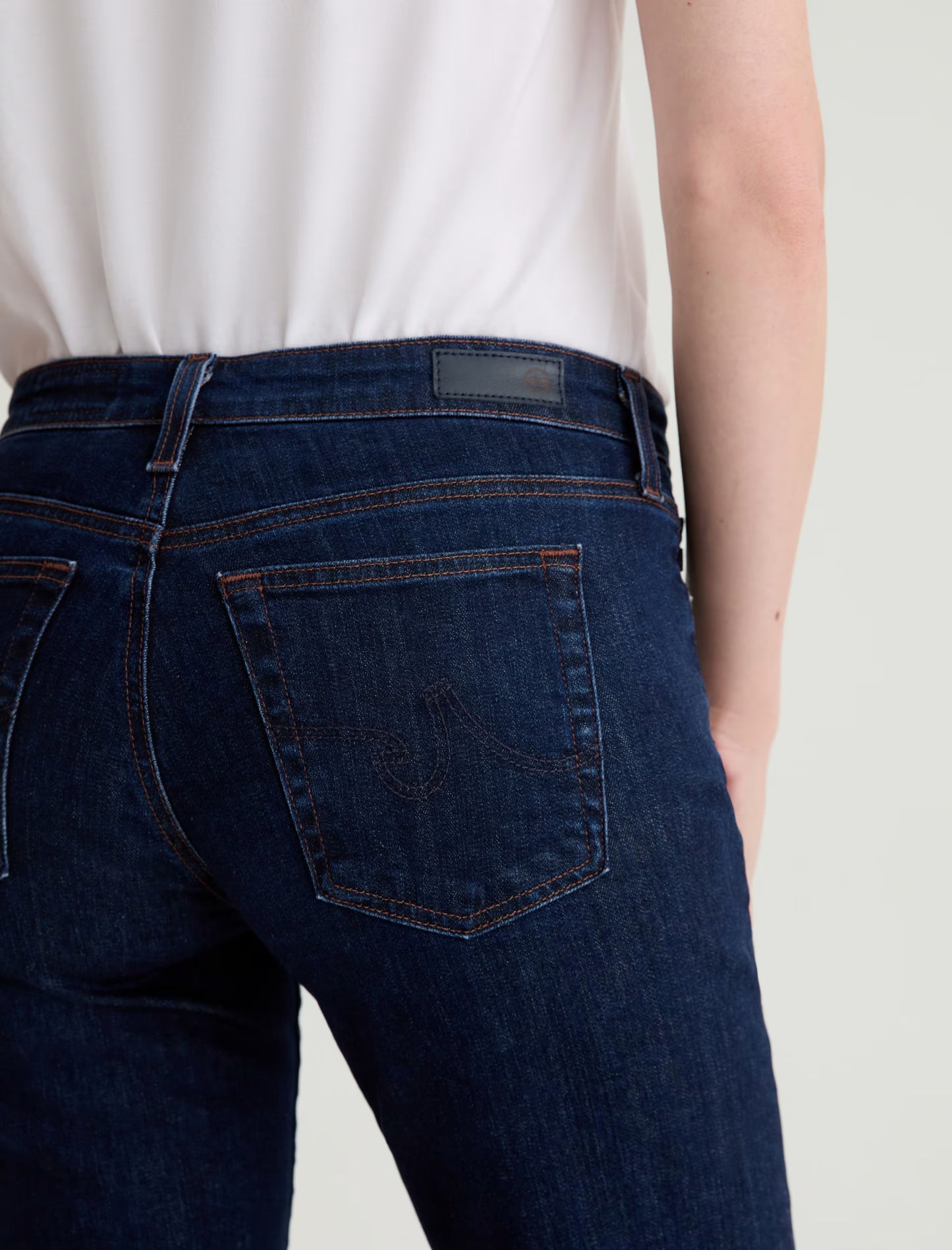 Sandra Low-Rise Straight - Modern Indigo