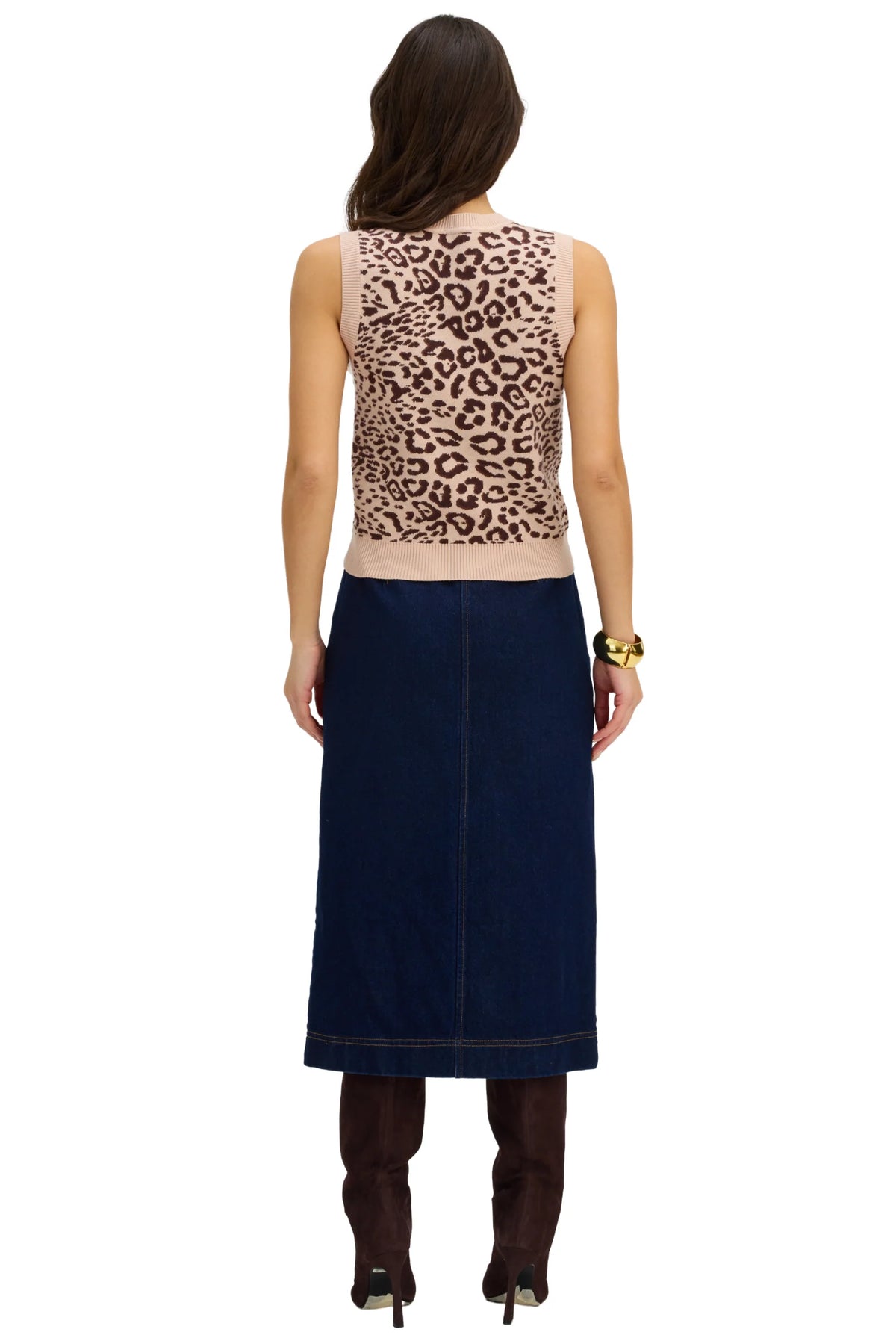 Ambrose Midi Skirt - Indigo