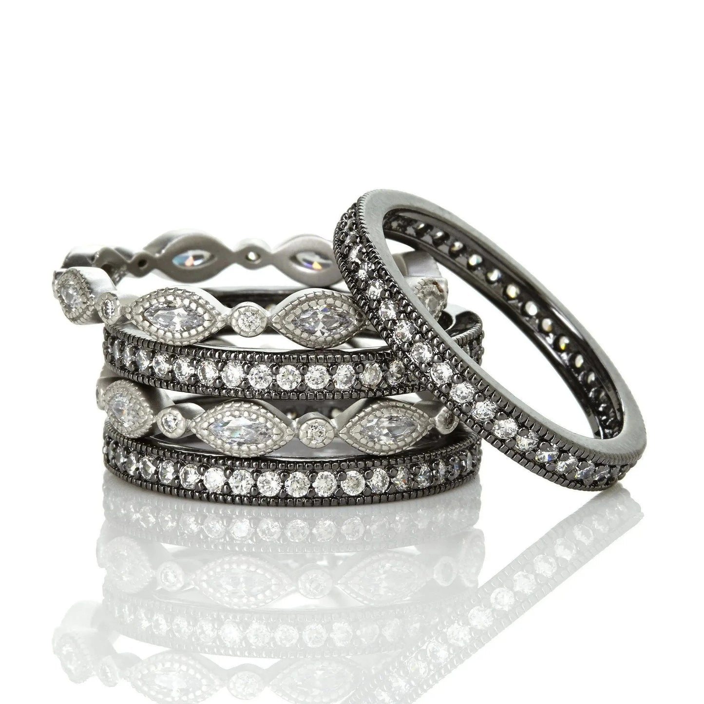 The Everyday 5-Stack Ring - Sterling Silver