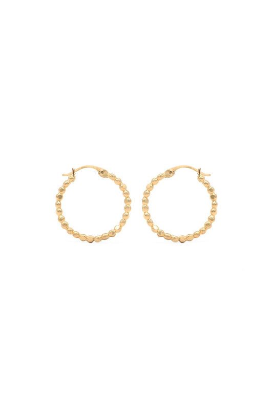 Origami Hoop Earrings - Standard