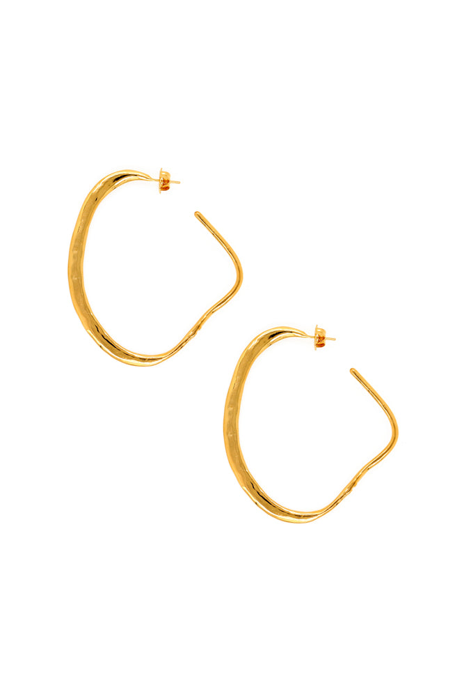 Imperial Hoop Earrings - Gold