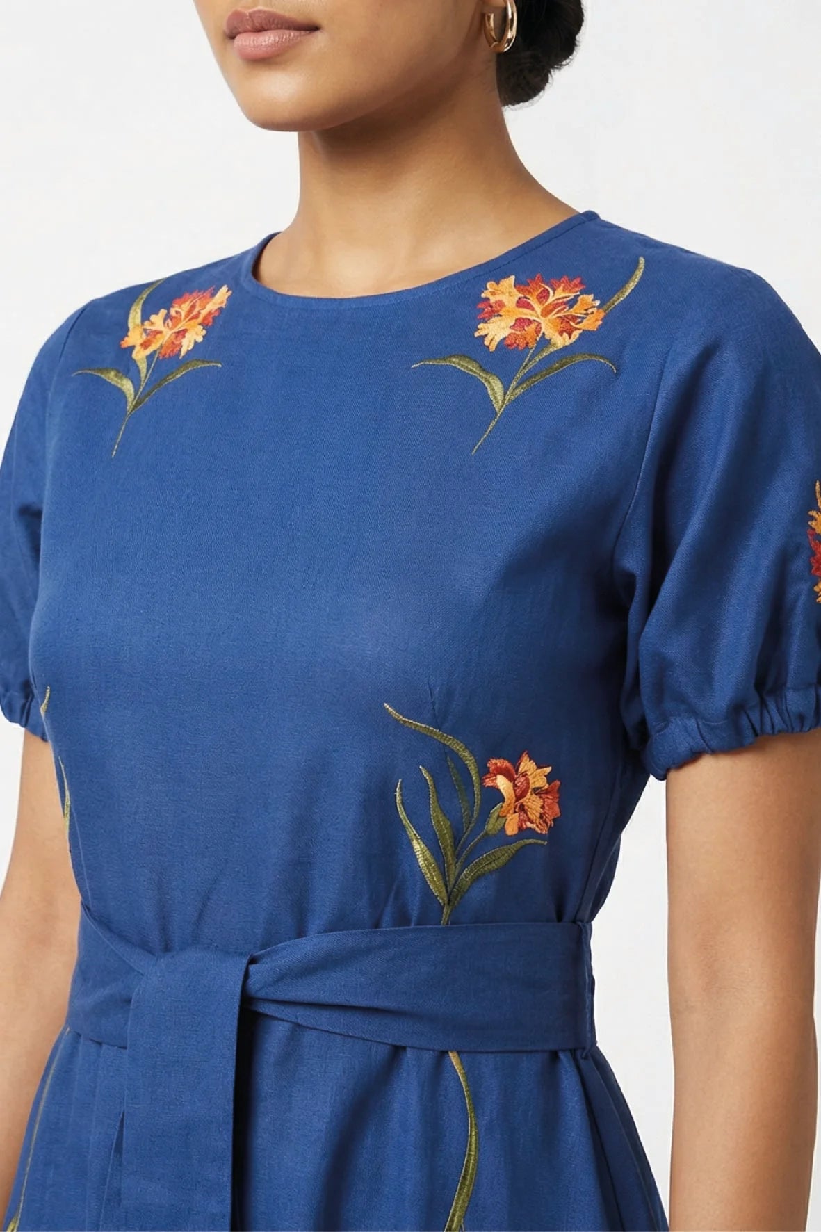 Simone Dress - Deep Blue