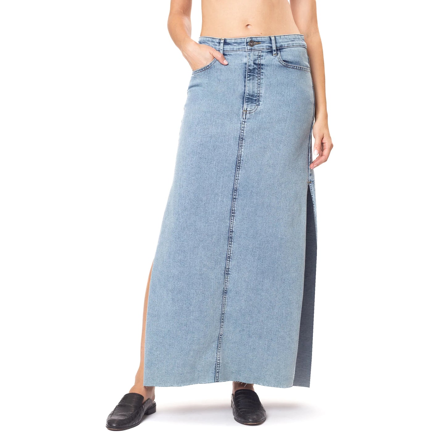 Heartbreaker Maxi Skirt - Ocean Eyes