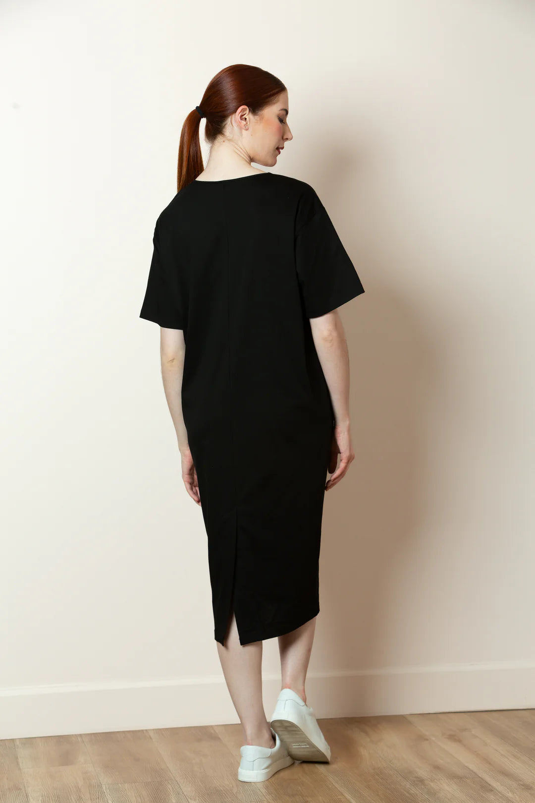 Elena Midi Dress - Black